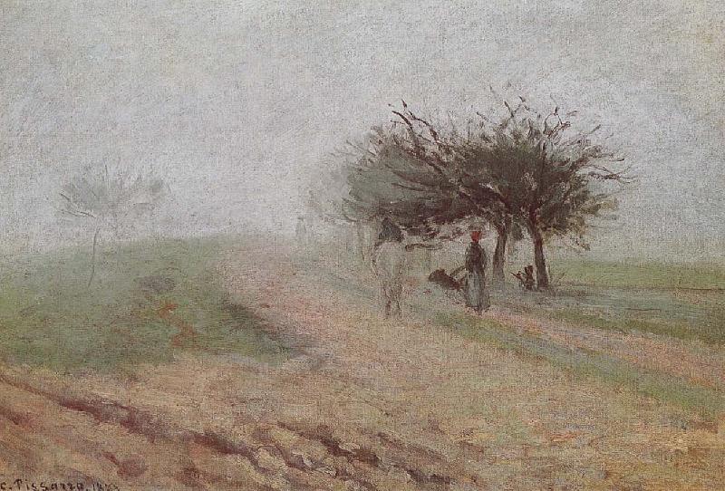Camille Pissarro fog hole Germany oil painting art